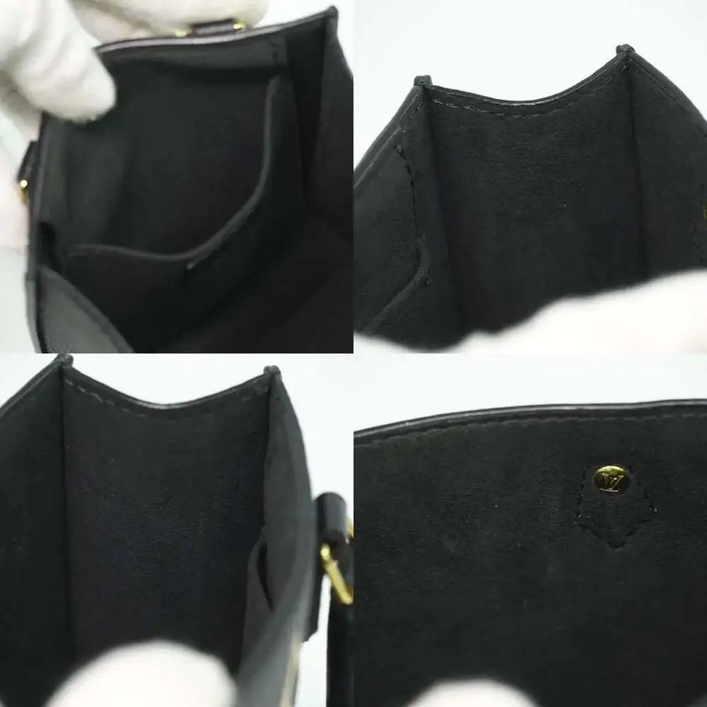 Louis Vuitton Monogram Empreinte Petit Sac Plat Bicolor Giant Bag Black - Picture 6 of 7